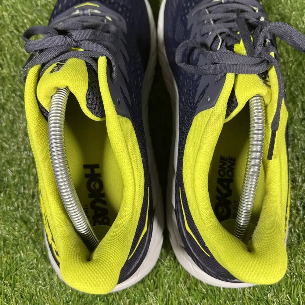 Hoka One One Clifton 7 Mens Size 13 Navy Blue Athletic Running Shoes Sneakers - Picture 11 of 12